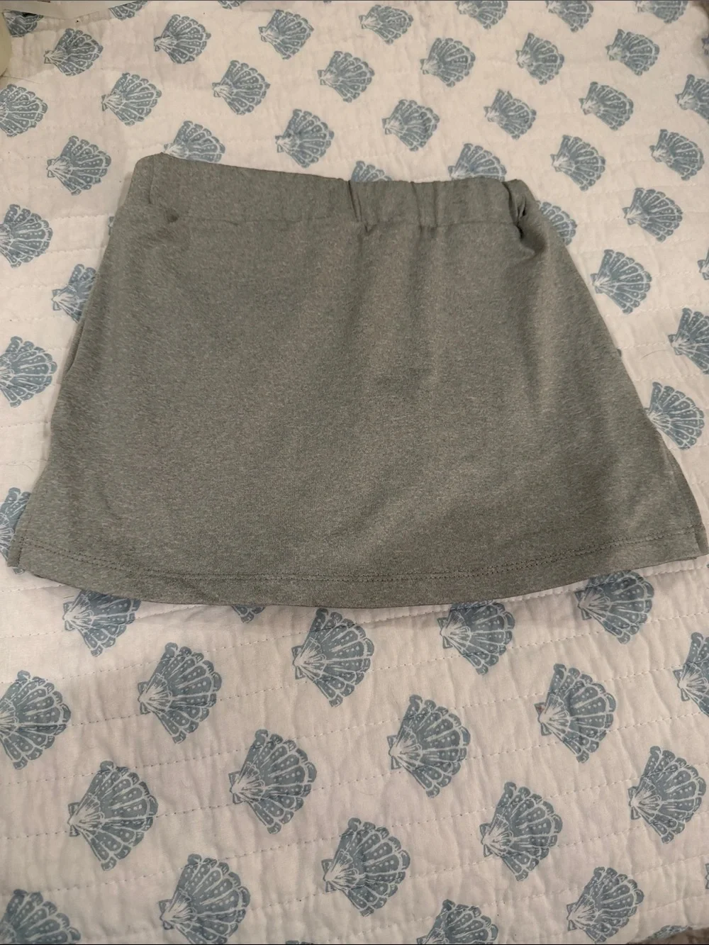 Nike Gray Girls' Athletic Skort with White Swoosh girls size 6x
